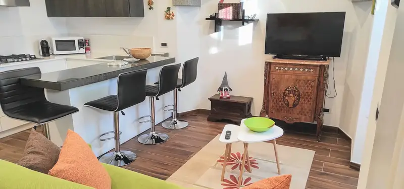 Cucina con penisola
